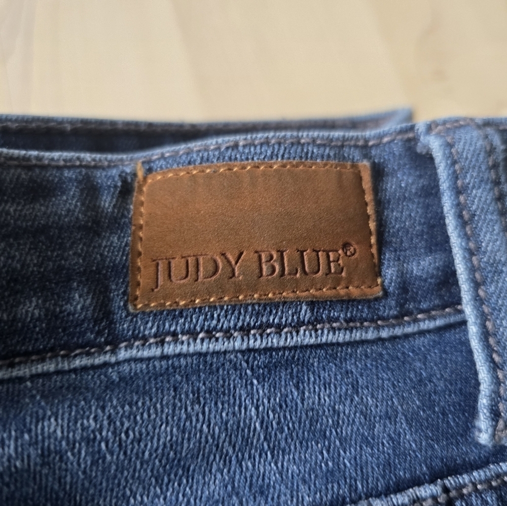 Judy Blue Distressed Skinny Jeans Size 7/28 - Picture 4 of 15